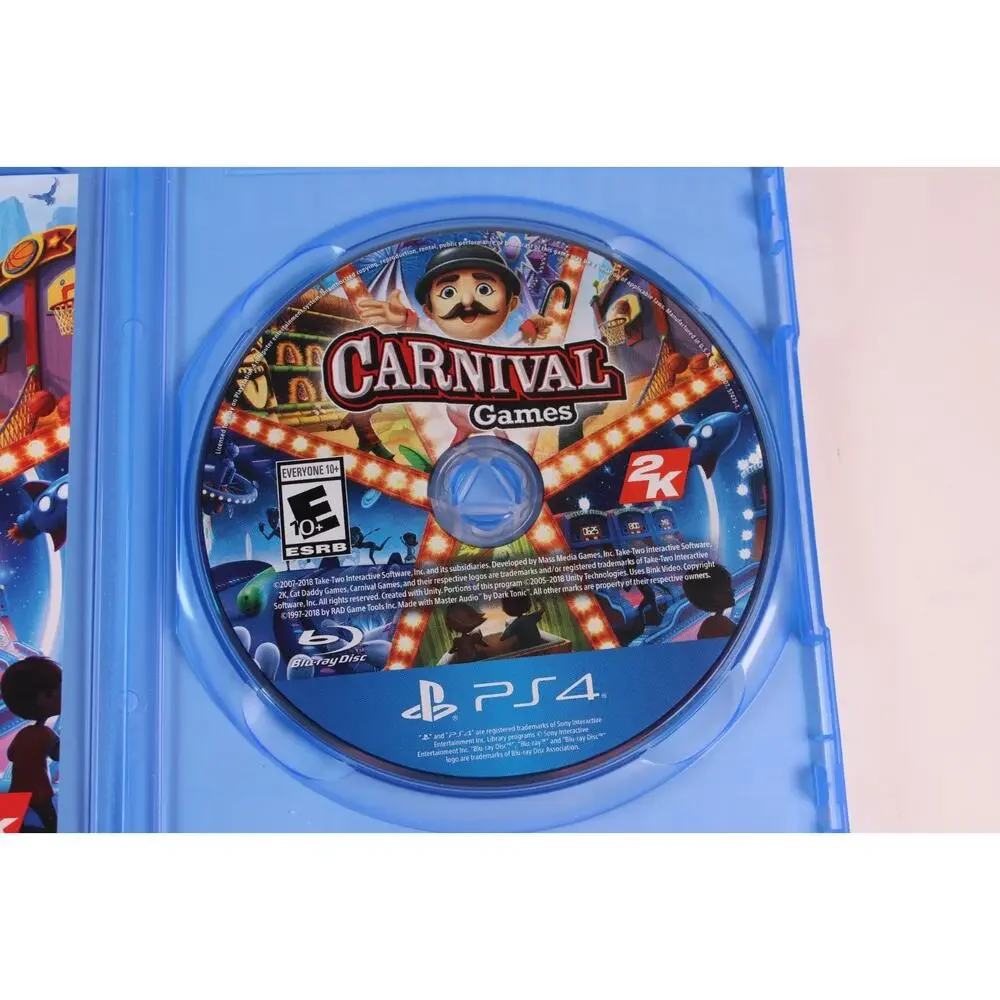 Carnival Games (Sony Playstation 4, PS4) Authentic, Complete, Tested/Works